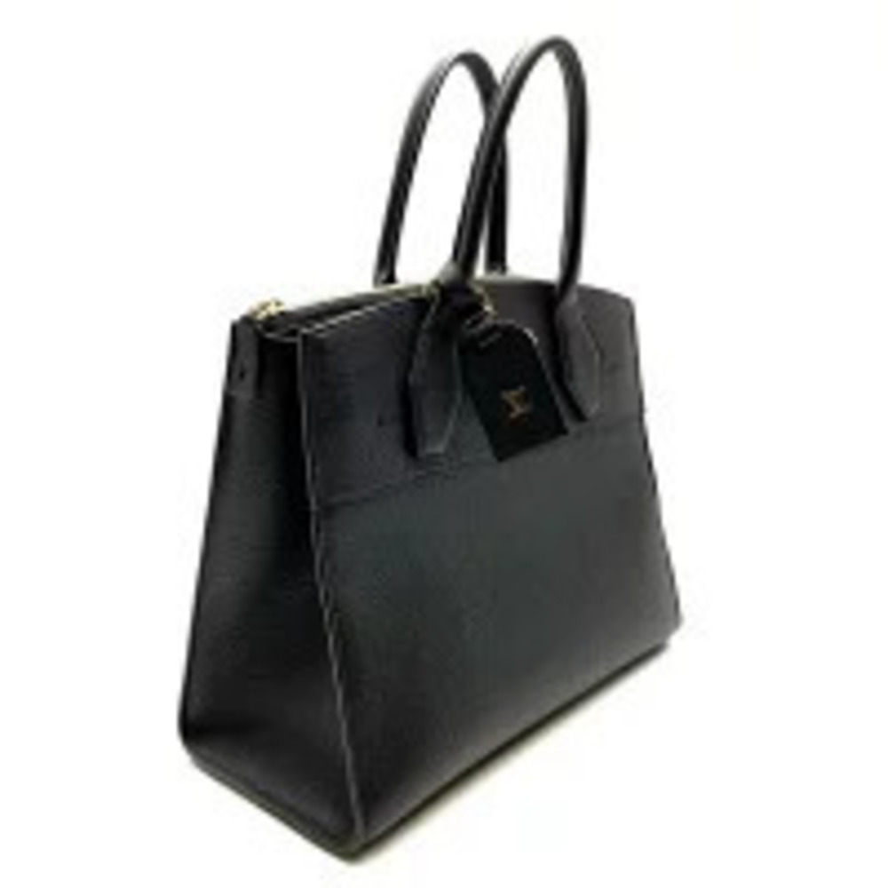 Louis Vuitton Bag Handbag Black Steamer City Tote